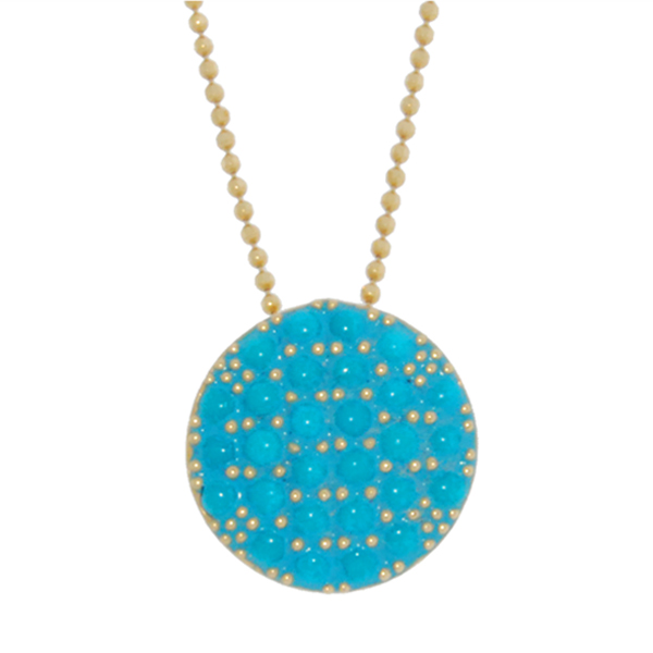 Turquoise pendant necklace from Phillips Frankel